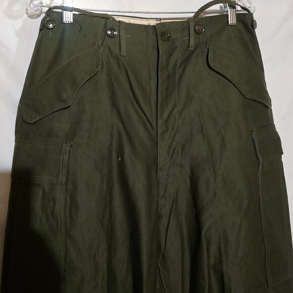 NWOT - Vintage Trousers, Shell, Field, M-1951 Salvage Co of Tenn. OD Reg Small* - Picture 2 of 6